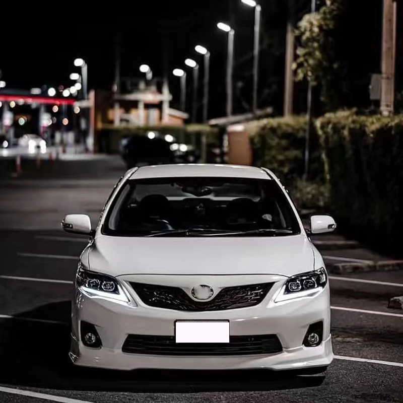 Modified For Toyota Corolla Racing Grill For Corolla 2011-2013 Modified Front Bumper Mesh Cover Front Grill Grille For Trims