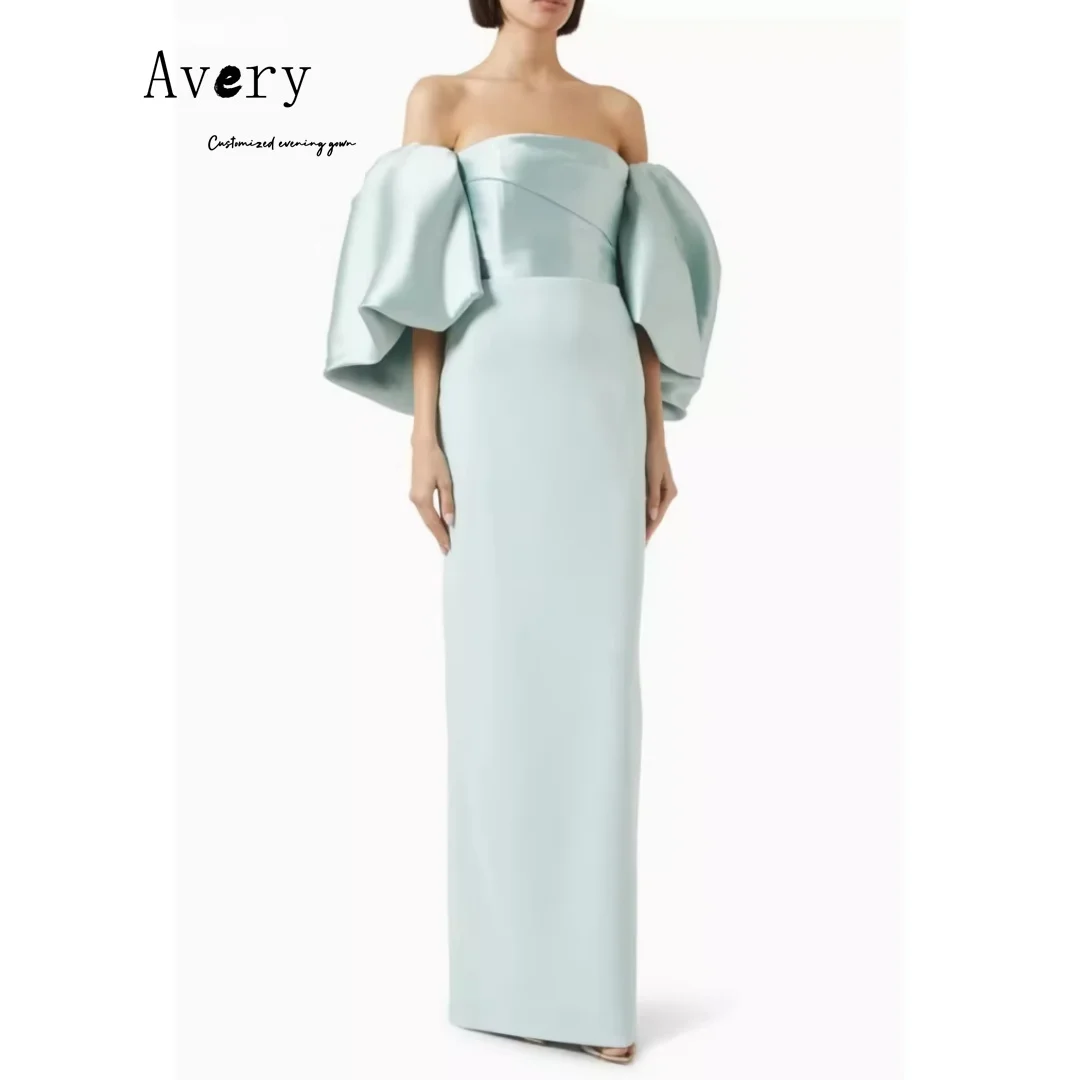 Avery مخصص صديرية دائرية فساتين رسمية وسهرة فستان فاخر 2025 بدون أكتاف فستان طويل للحفلات بدون ظهر ذيل السمكة فساتين لحضور الحفلات الموسيقية 2025 #1