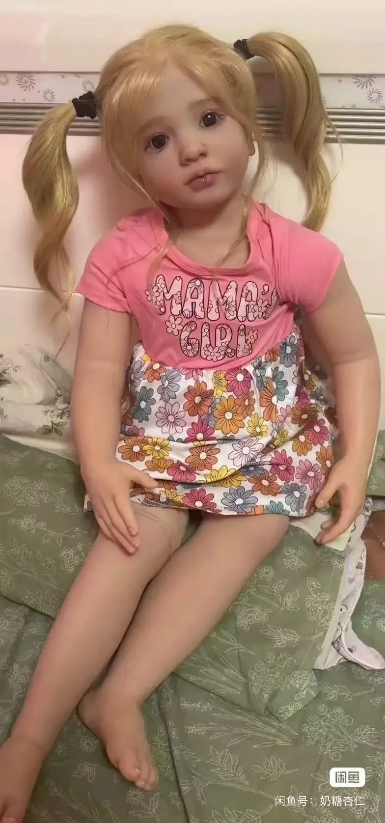 

SINO-BB Exclusive Offer Reborn Doll 42inches Big Girl Aloenka With Blond Hair Painted Finished Real Photo