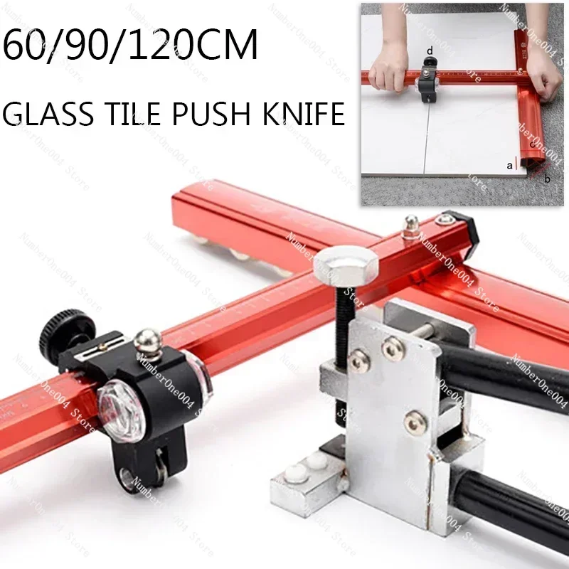 60/90/120CM Glass Tile Push Knife Ceramic Tile Opener Vitrified Brick Rock Cutter Slab Cutting Machine Cut Tools With Pliers