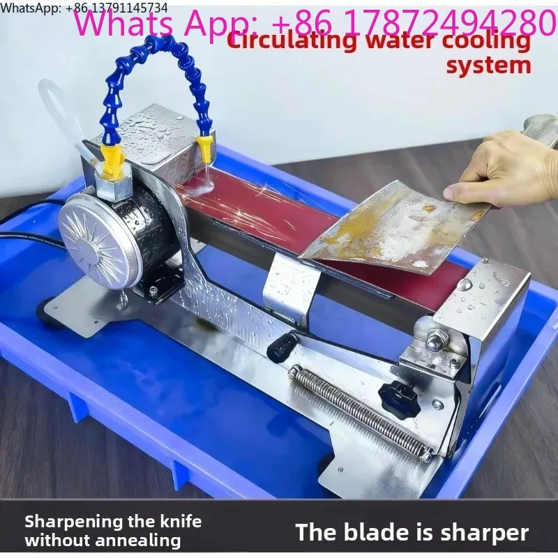 New Stainless Steel Knife Grinding Machine Automatic Commercial Electric Belt Grinding Machine