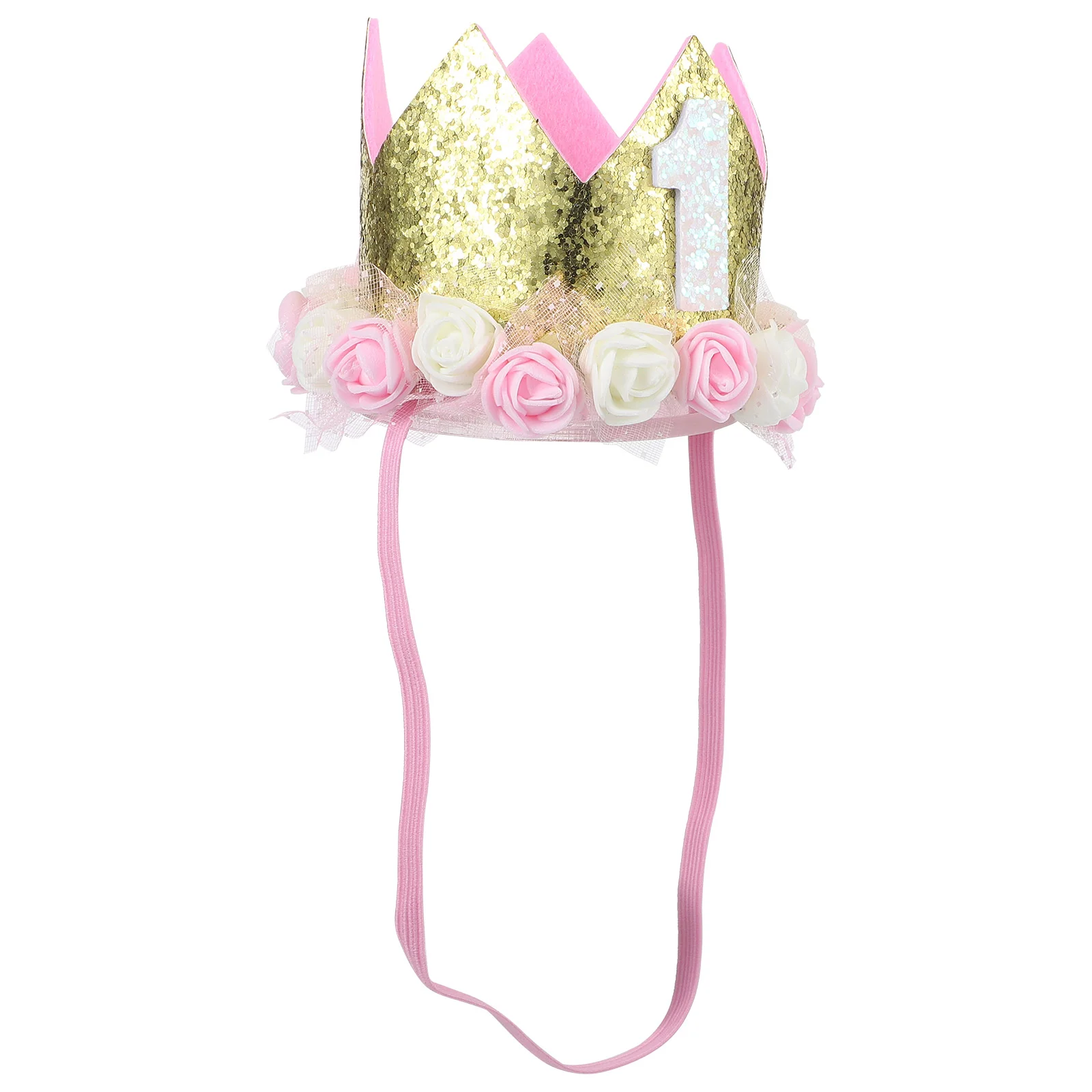 

Hats Birthday Party Crown Crowns For Girls Princess 1st Tiny Caps Golden Toddler