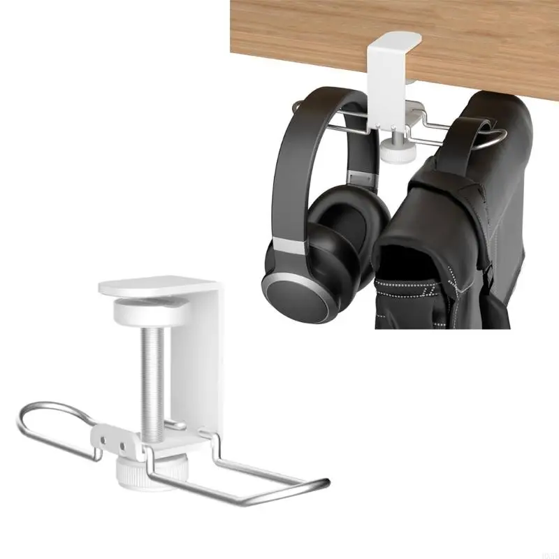 Modern Headphone Stand Strong Metal Construction Mount On Desk Without Drilling HX5E