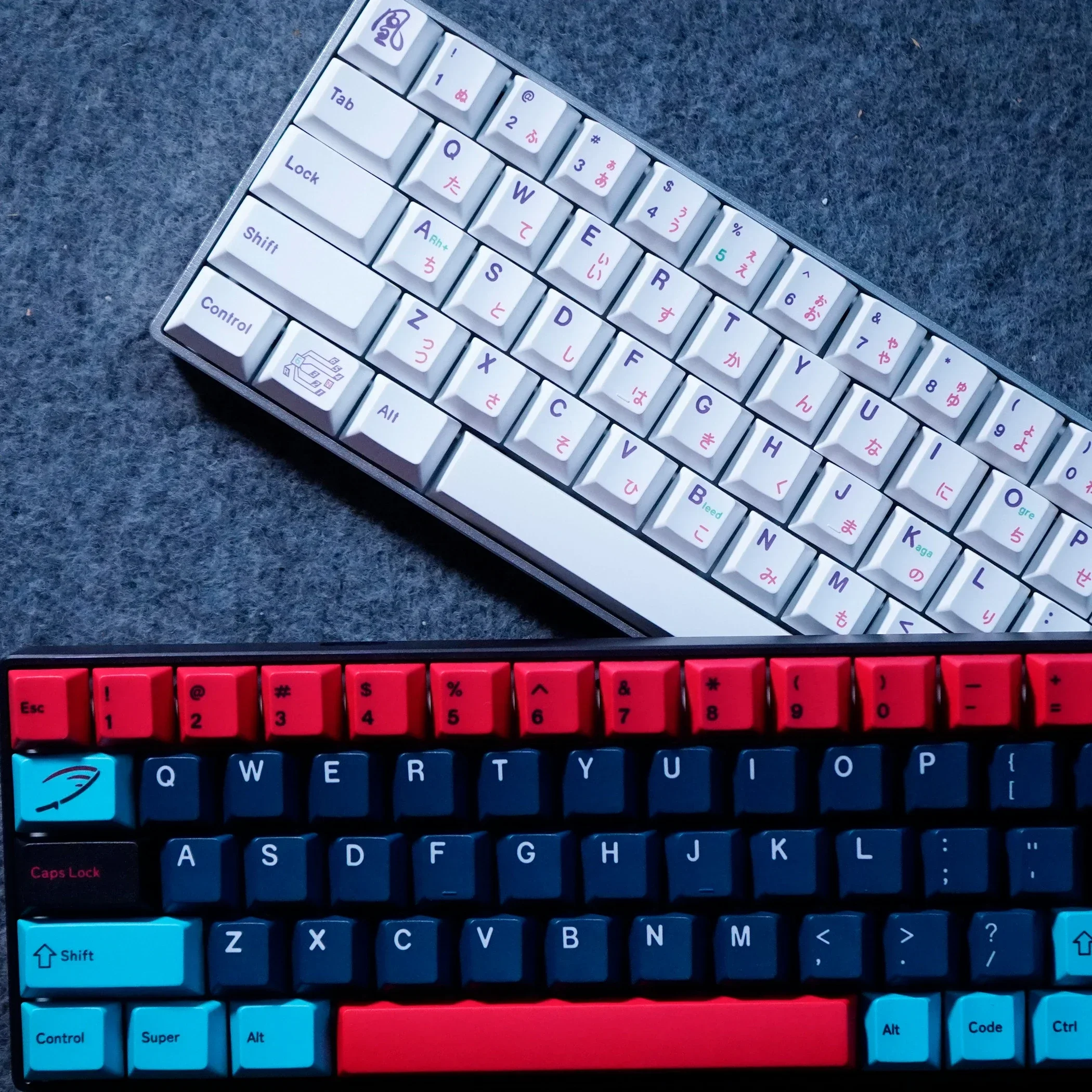 

Aluminum Alloy Single Mode Mechanical Keyboard Customized Kit Hot Swap RGB White Light