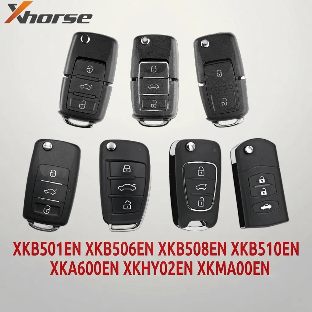 5Pcs/lot Xhorse XK Series XKB501EN XKB506EN XKB508EN XKB510EN XKA600EN XKHY02EN XKMA00EN VVDI XK Series Wired Remote for VVDI2
