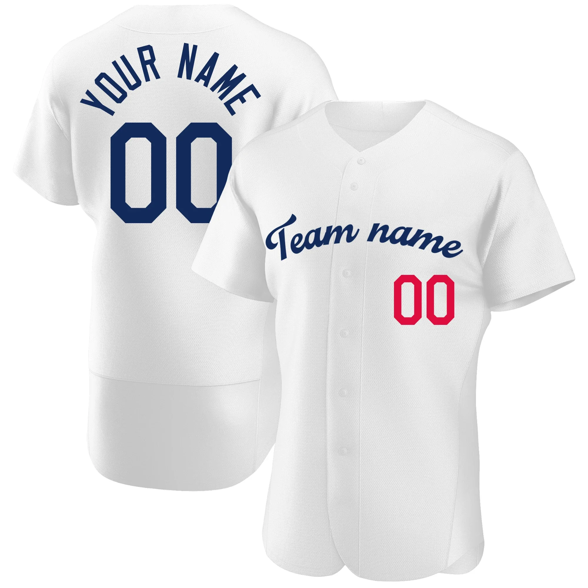 Custom Baseball Jersey Full Sublimation Name&Numbers Button-down Breathable Soft Washable Tee Shirts for Men/Boy Birthday Gift