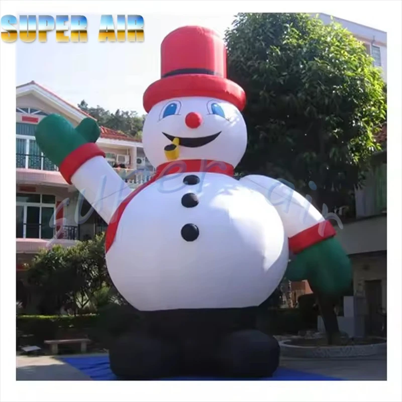 크리스마스를 위한 야외 장식 거대한 풍선 눈사람