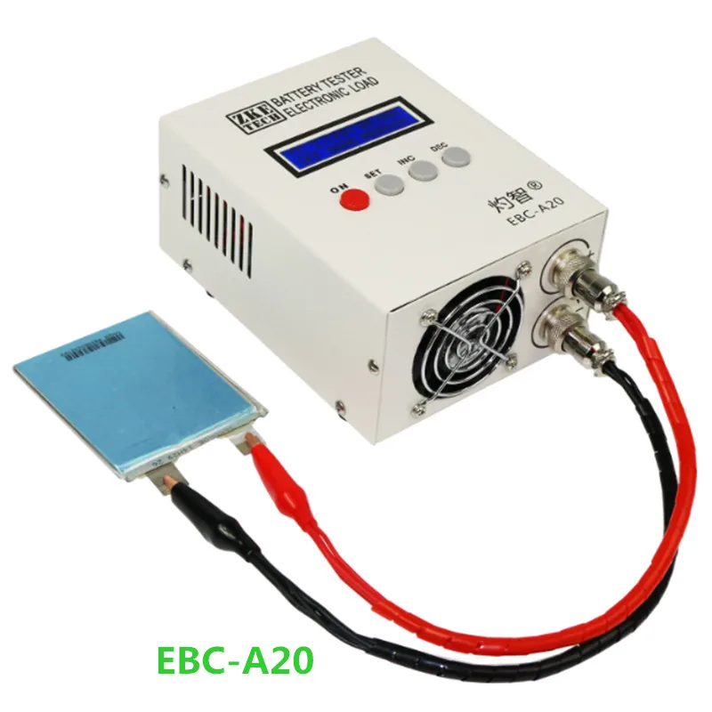 EBC-A20 Battery Tester 5A Charge 20A Discharge Lithium Lead-acid Battery Capacity Tester Support PC Software Control