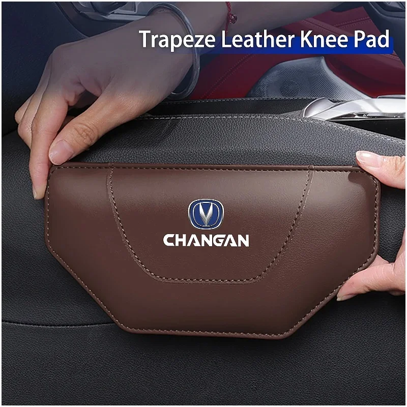 Car Leather Knee Pad Self-Adhesive Interior Cushion For Changan CS75 PLUS CS55 PLUS UNI-S Eado Plus CS35 PLUS Alsvin PLUS UNI-V