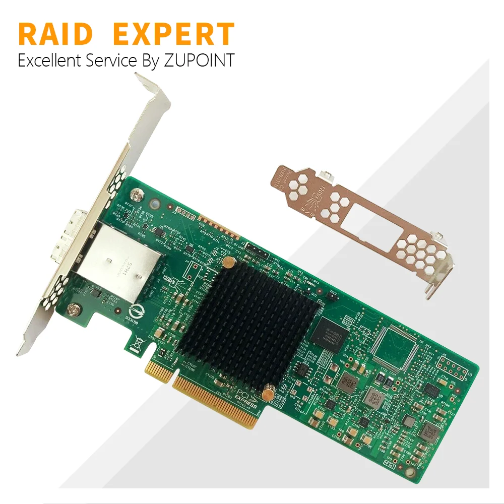 Imagem -03 - Zupoint-lsi 93008e Adaptador Controlador Raid Portas 12gbps Sata Sas Pci e 3.0 Modo de ti Cartão Expansor