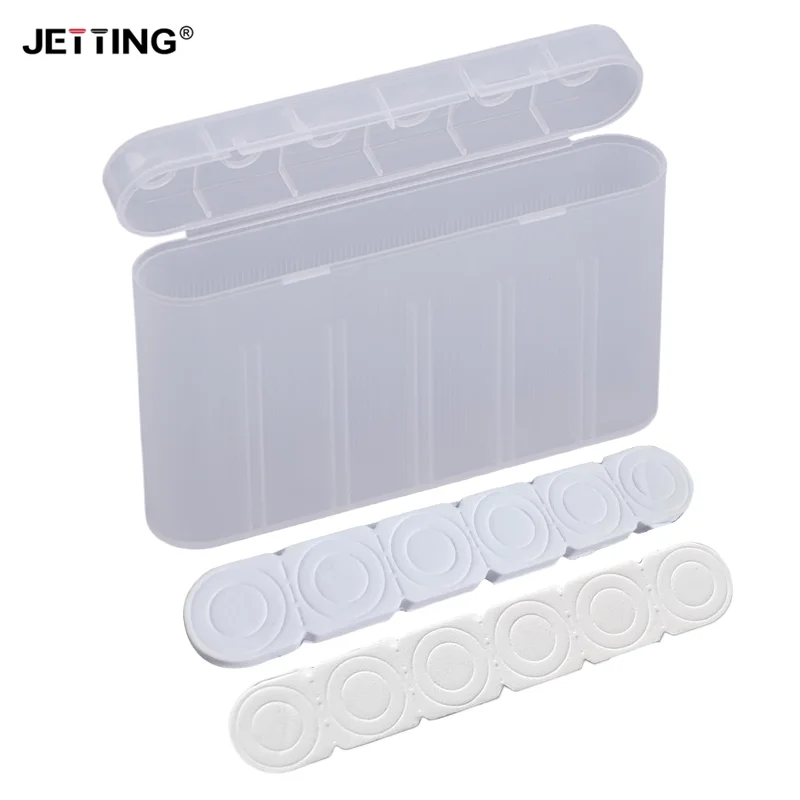 Caja de almacenamiento impermeable para baterías 18650, 1 piezas, 6 ranuras, soporte portátil, protectores, organizador, accesorios de bricolaje, nuevo