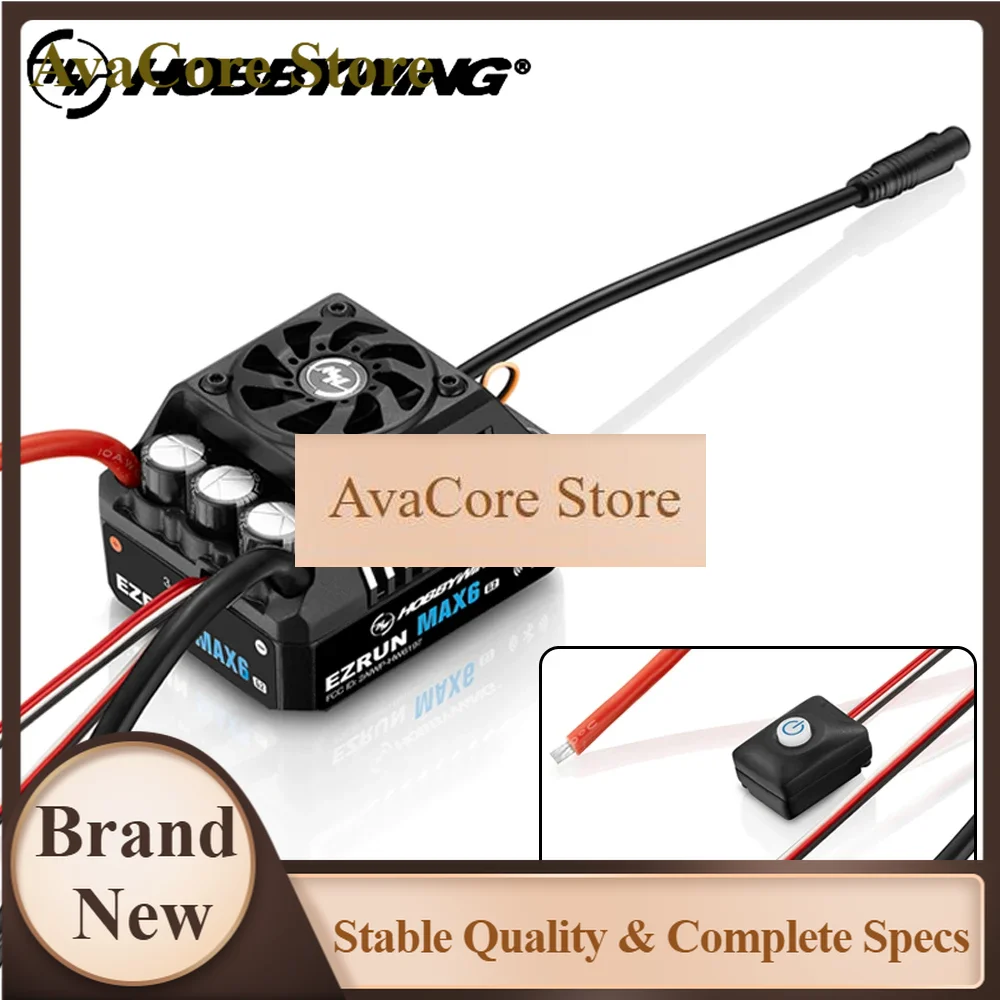 AvaCoreHobbywing EZRUN MAX6 G2 200A ESC 4990SD 1650KV 5690SD 1250KV Motor For 1/5 1/6 1/7 RC Truck