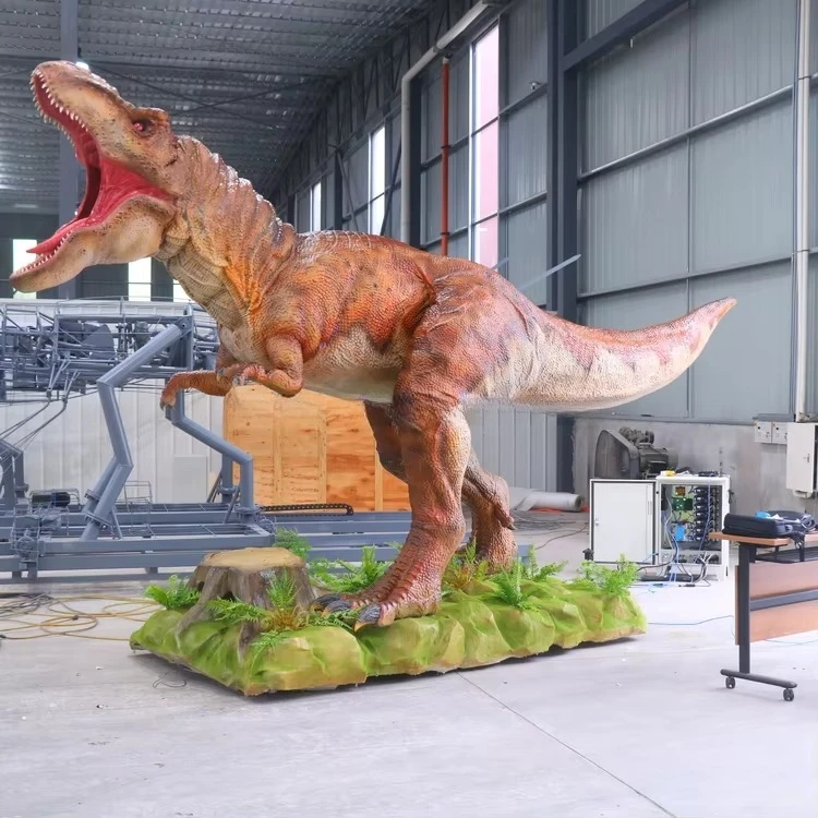 Jurassic Dino World Amusement Park High-quality  izable animation Tyrannosaurus rex three modes can interact
