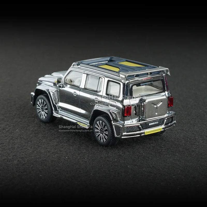 TOOY 1:64 Tank 300 Cyber Edition by Crossover Automobile - Modified SUV Alloy Die-Cast Model, Off-Road Vehicle Collector‘s Car