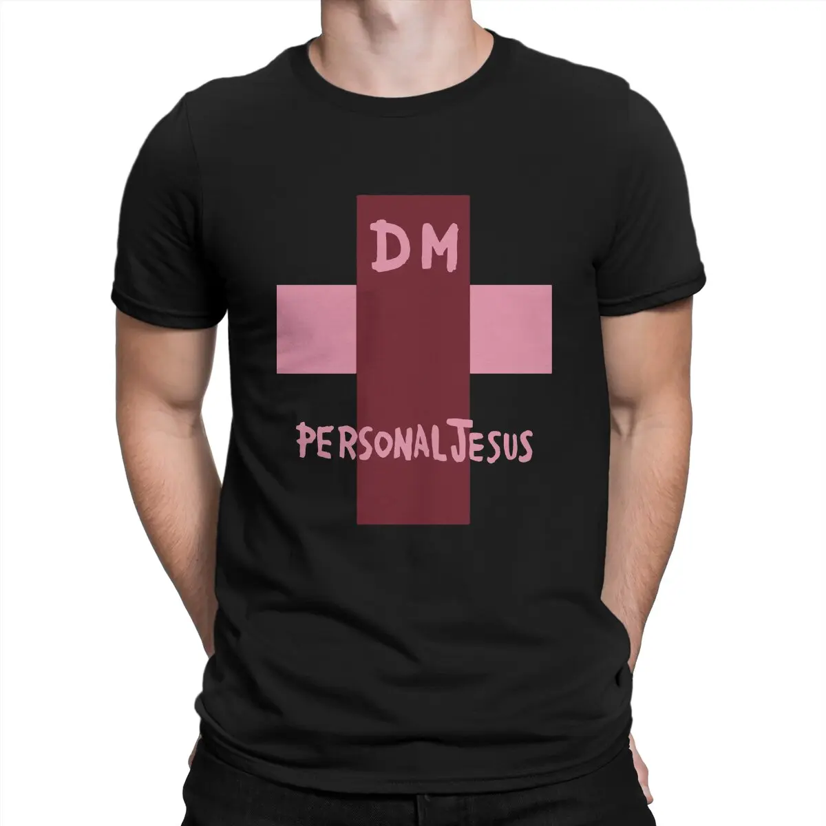 Ladies Personal Jesus T-Shirt Men Depeche Cool Mode Funny 100% Cotton Tee Shirt Round Collar Short Sleeve T Shirt Gift Clothes