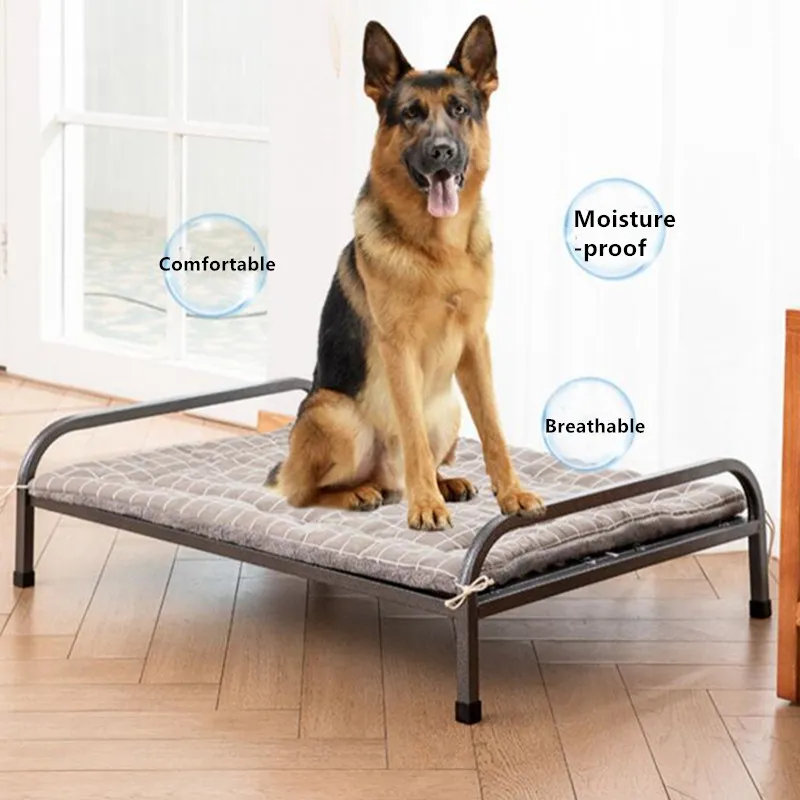 Dog Bed Foldable Dog Beds for Large Dogs Camping House Moisture-proof Dogs Bed Summer Detachable Pet Kennel Hanging Ground House