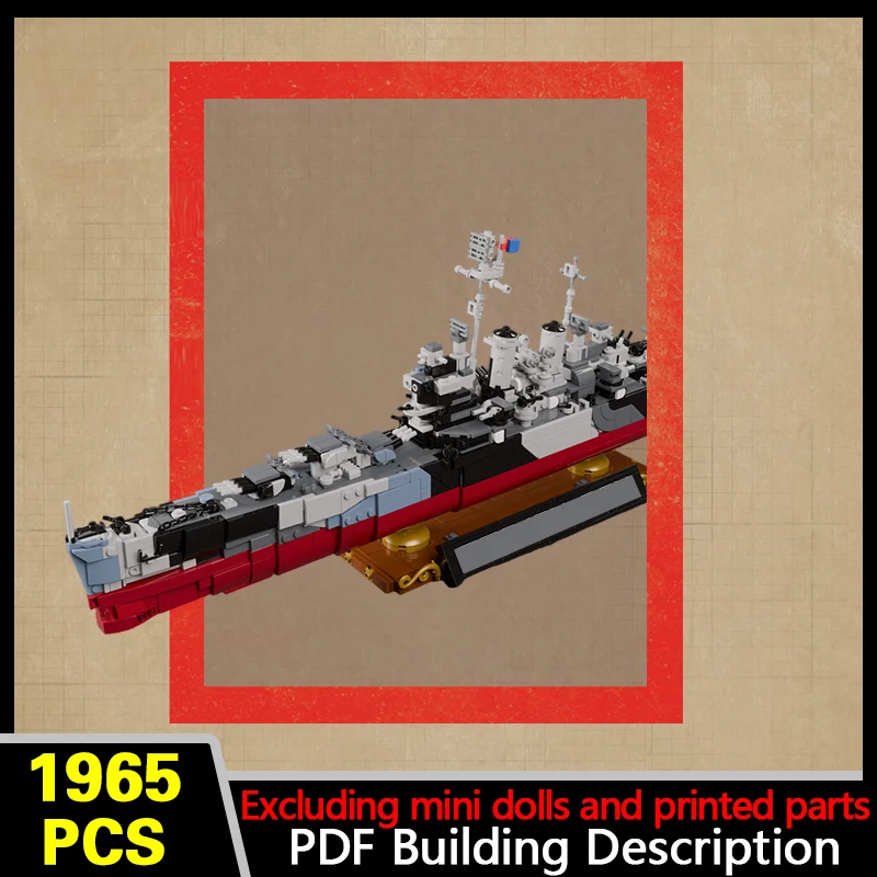 Measure 31 Light Cruiser Model MOC Building Bricks War Equipment Modular Technology Gifts Holiday Assemble Children Toys Suit