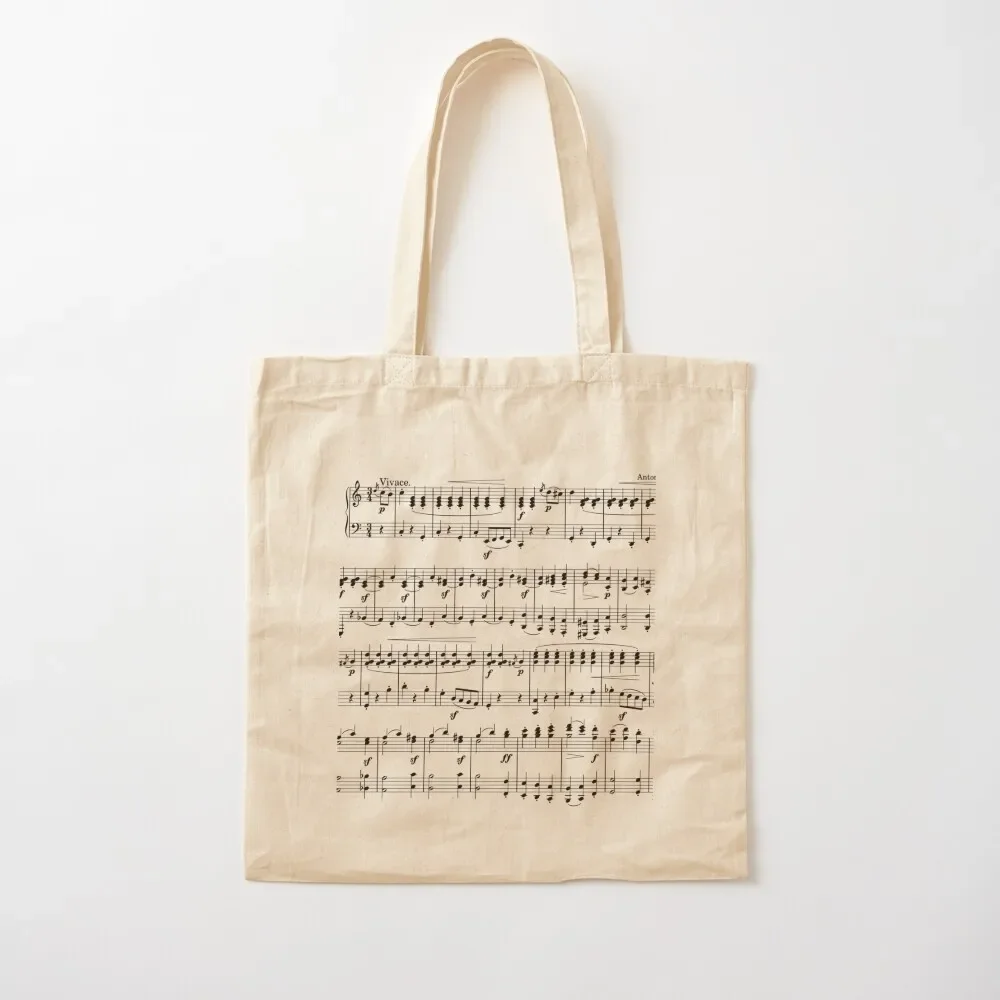

Sheet Music Tote Bag bags for women cute pouch bag bags luxury women Canvas Tote Bag