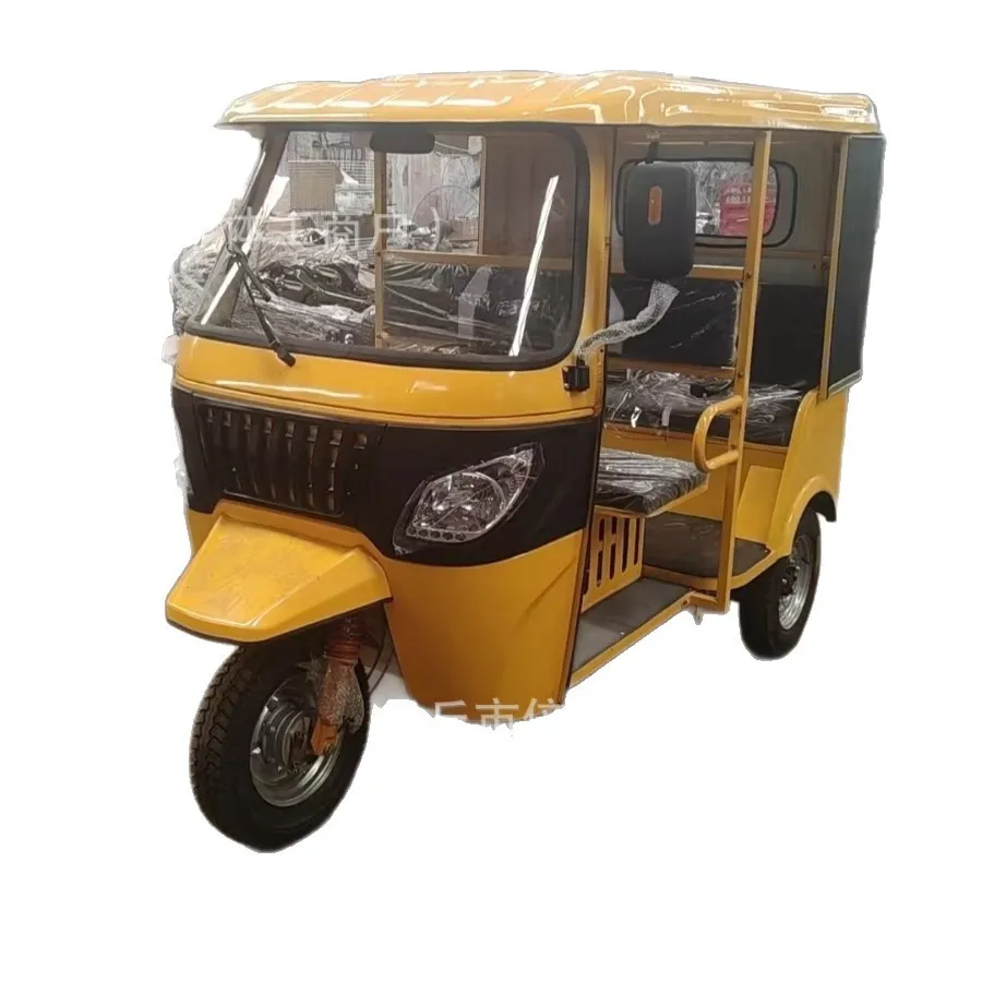 Ventas directas de fábrica, superventas TVS asiento de doble fila 175CC motor refrigerado por agua solicitando triciclo tuk tuk