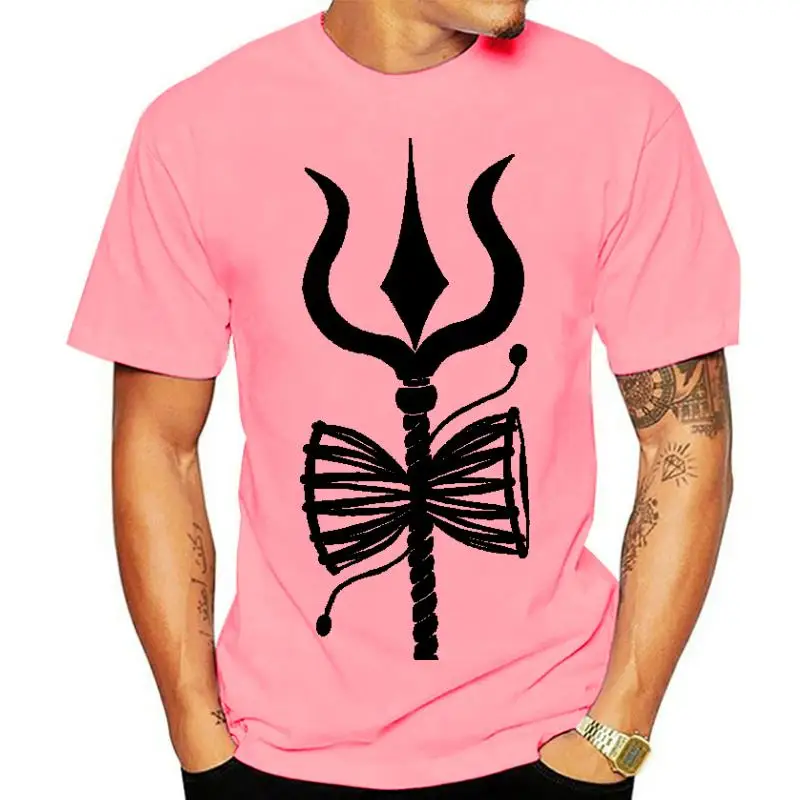 HINDU TRISHULA  KARMA SYMBOL MENS T SHIRT INDIA INDIAN SHIVA VUSHNU GUNAS(1)