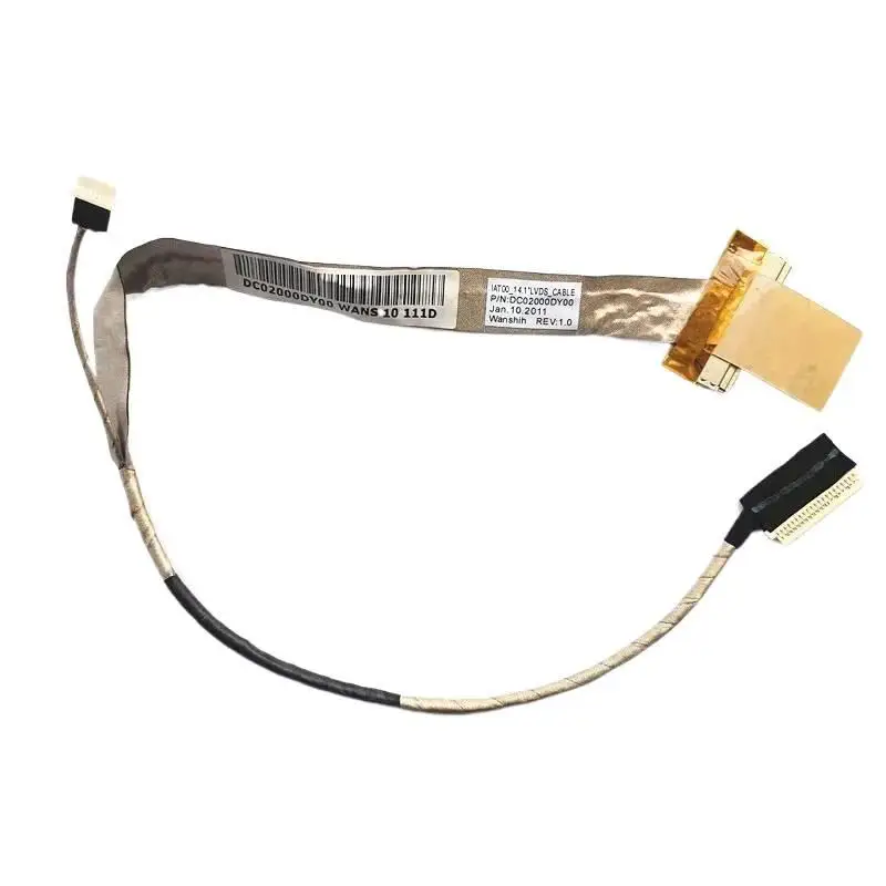 Dl novo para hp 520 510 530 lcd dc02000cq00 dc02000d700 dc02000dy00 lvds cabo de vídeo flexível ccfl 30pin lcdseek