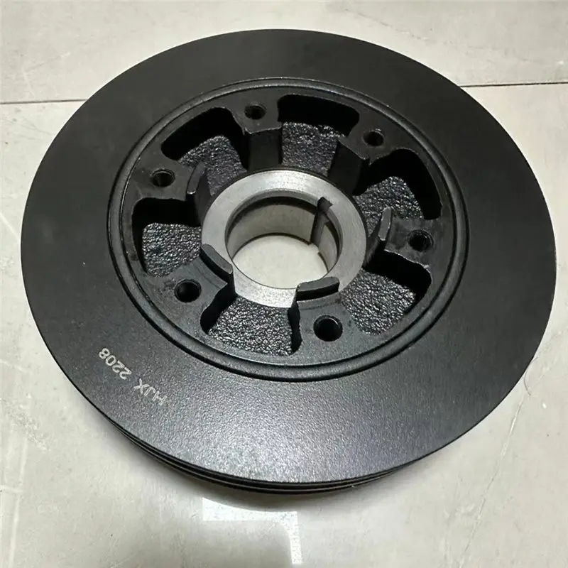 【PARENTE CHANCE】 Pieza de repuesto de polea de cigüeñal de correa amortiguadora de motor para TOYOTA LAND CRUISER J7 JL7 4.2T HDJ78 HDJ78R 13408-17010