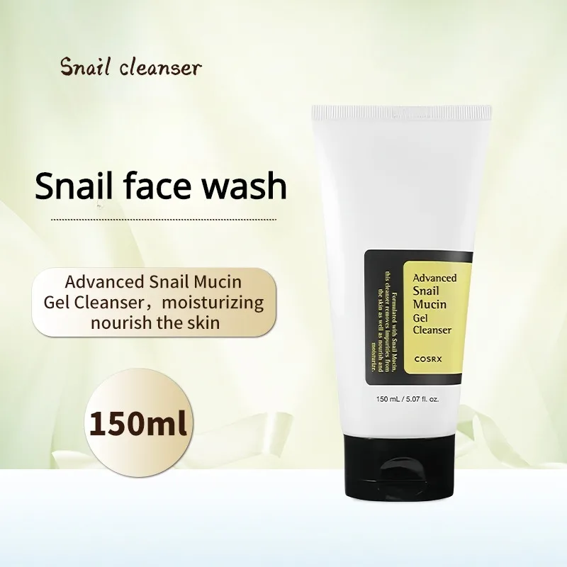 

150ml Snail Mucin 92% Moisturizing Repair Face Moisturizing Deep Cleansing Lotion Hyaluronic Acid Essence Cleanser Moisturizing