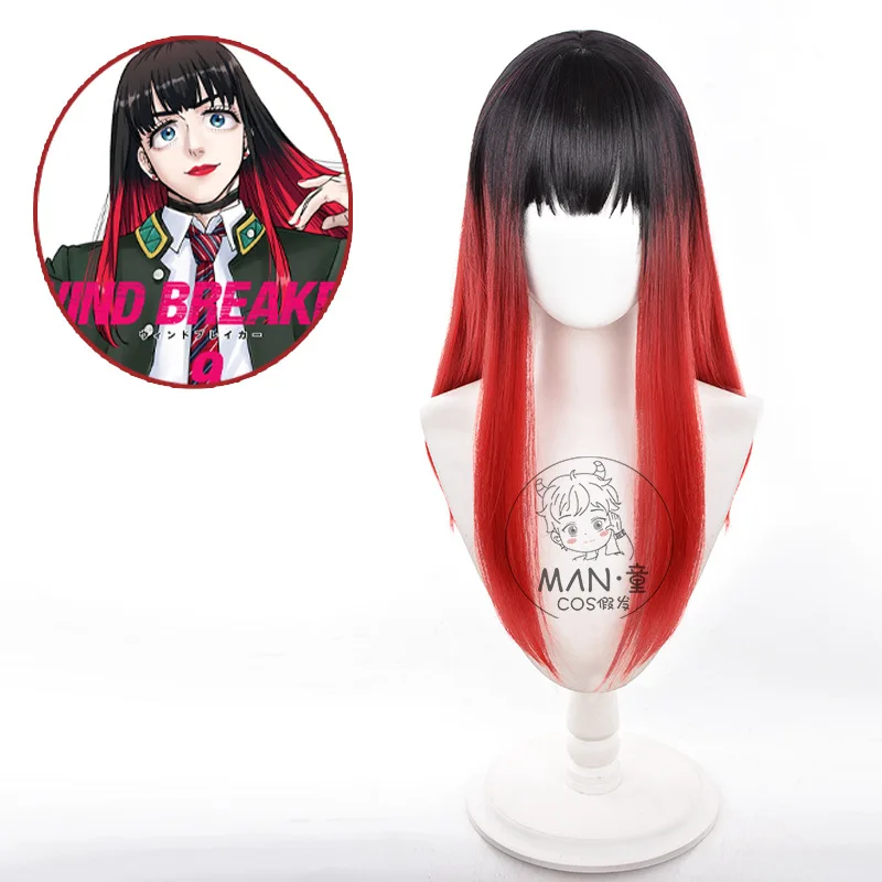 

Tasuku Tsubakino Wigs ANIME Wind Breaker Cosplay Wig 55cm Long Heat Resistant Synthetic Hair Wigs + Wig Cap