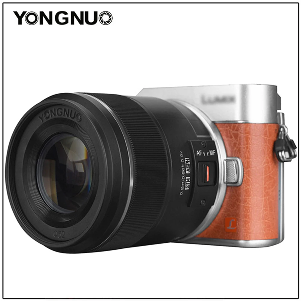 YONGNUO YN25mm F1.7M Micro 4/3 25mm F1.7 Large Aperture AF/MF STM Autofocus Standard Prime Lens for Panasonic Olympus M43 Camera