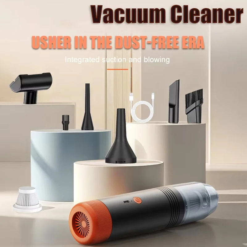 Multifunctional Handheld Wireless Vacuum Cleaner USB Chargeable Portable Home & Car & Pet Mini Vacuum Cleane