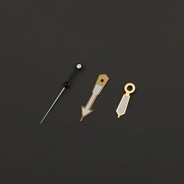 High Quality Black Silver Red Stainless Steel Green Luminous Watch Hand Fit For SKX007 6105 Tuna NH35 NH36 Automatic Movement