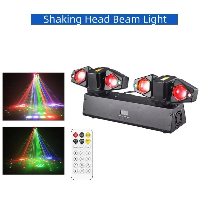 80W LED Moving Head Beam Light DMX512 Strobe Laser Effect DJ Party Wedding Club Stage Disco Verlichting Professionele show ﻿ - afbeelding 1
