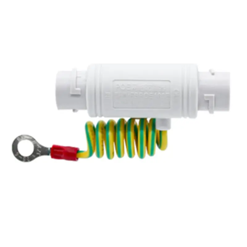 摩擦のない】2x-ギガビット-poe-ネットワーク雷保護器-12v-～-57v-cctv-セキュリティ-ap-信号-rj45-屋外防水サージ
