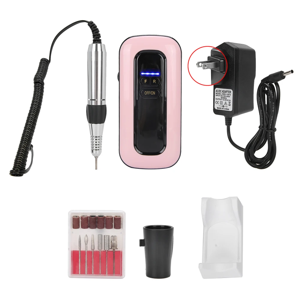 35000RPM Electric Nail Drill Machine Professional Digital Display Manicure Machine Pedicure Drill Set Nail Art Drill Tool Supply