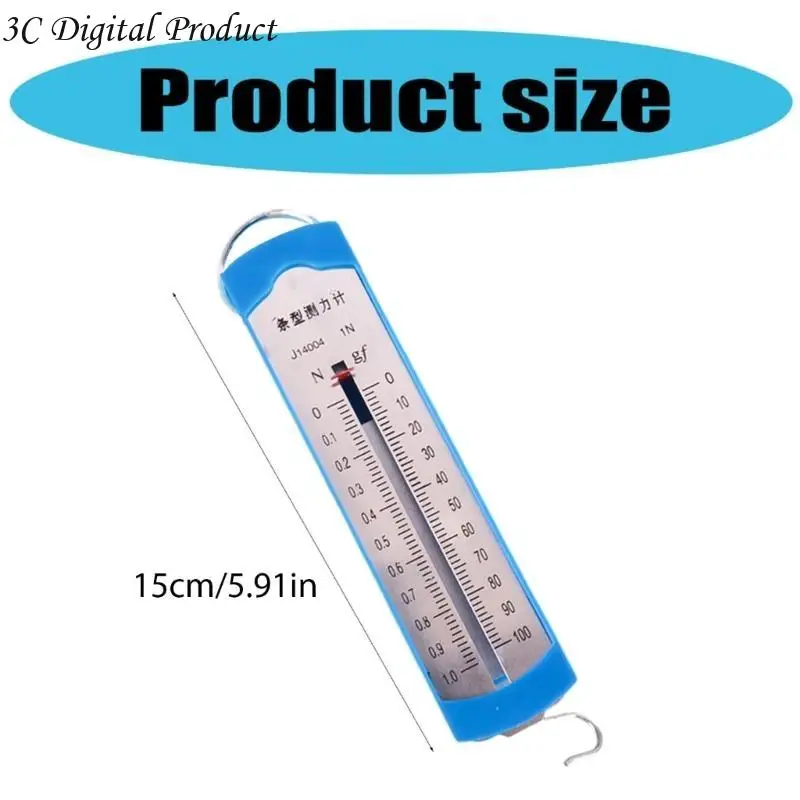 مقياس Spring 1N 2.5n 5n 10n من السهل قراءة الربيع Dynamometer Q84A
