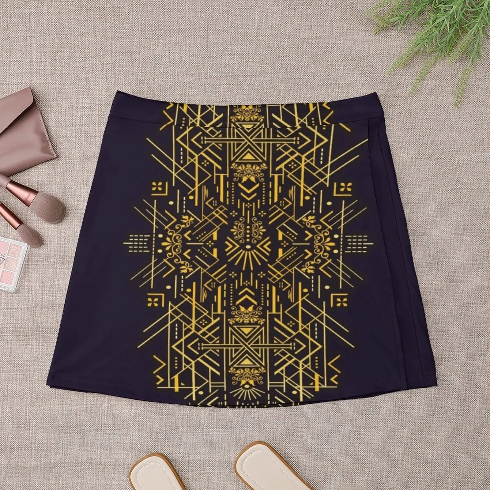Life is Golden Mini Skirt korean clothes ladies night club outfits Short women′s skirts fairy core Mini Skirt