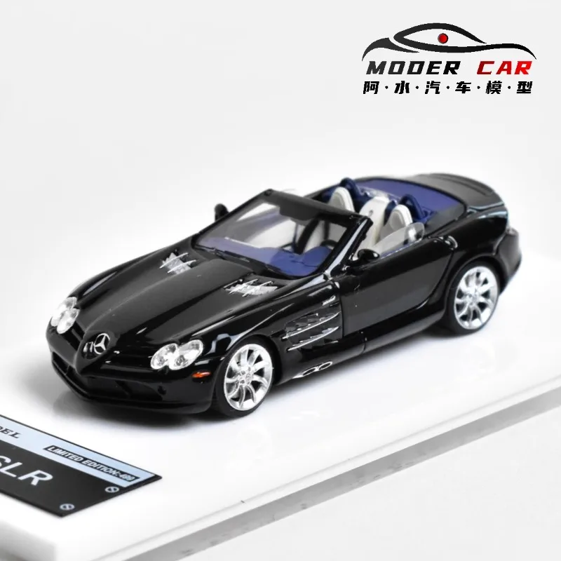 Stock 1:64 SLR modelo de coche de resina fundida convertible de dos puertas, juguetes para niños, regalos festivos para niños, decoraciones para adultos.