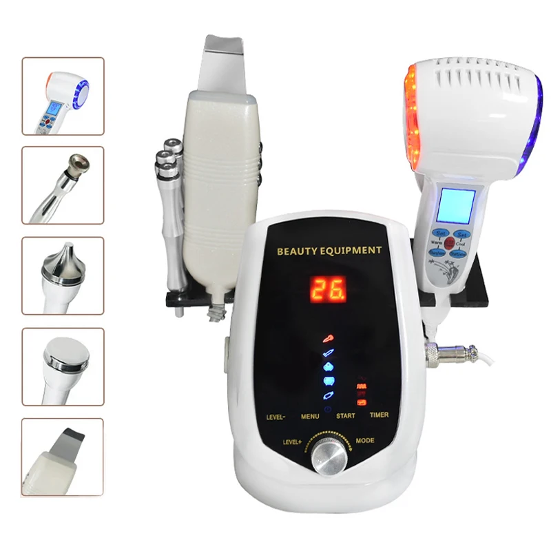 Multi-Function Diamond Microdermabrasion Machine Tip Ultrasonic Skin Scrubbe Care Tools Professional Skin Cleansing Beauty Salon