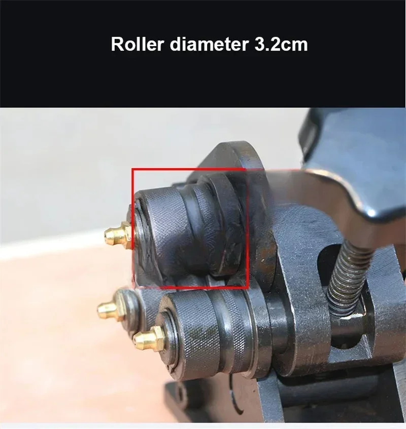 

Manual Three-Roller Gear Drive Bending Machine Plate Steel Metal Ring Roller Bender Hand-Cranking Curved Arc Rolling Machine