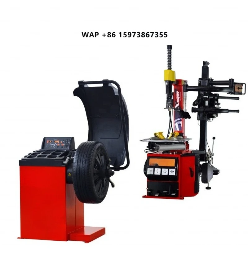 Popular Tire Machine for Workshop to Repair Tyre Including Tyre Changer and Smart Wheel Balancer Combo