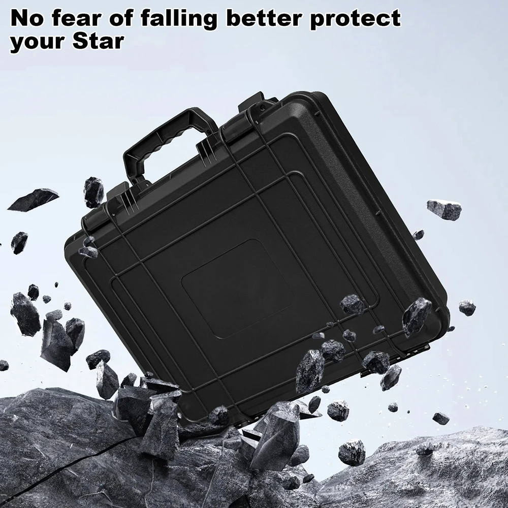 Travel Starlink Mini Case – Waterproof Shockproof Storage Box with Foam, Portable Carrying Bag