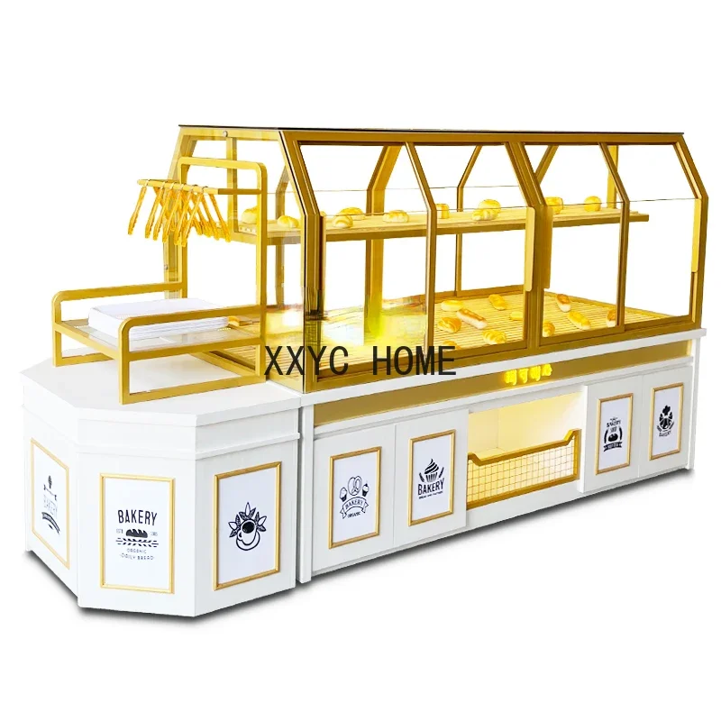 Customized Bread Display Cabinets Nakajima Cabinet Side Cabinet Pastry Counter Cake Shop Display Stand