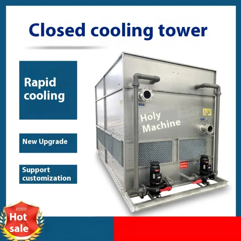 Processing customized fiberglass cooling tower cross flow type Forced draft cooling tower‌ Cross flow counter current square hig