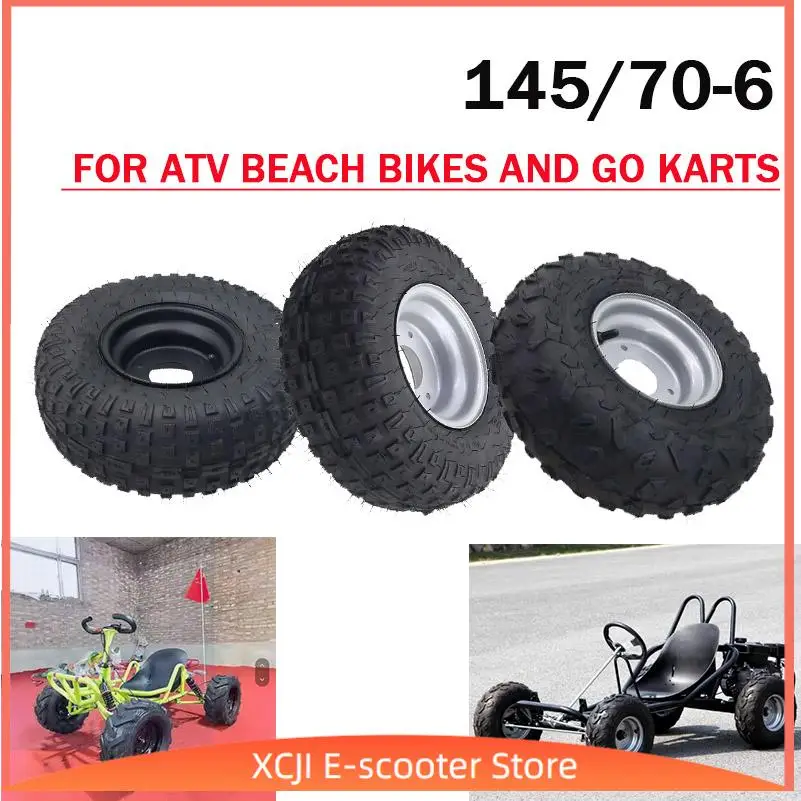 145x70-6-tire-6-inch-wheels-rim-tire-tyre-3-bolts-go-kart-tyre-for-atv-utv-quad-off-road-golf-car