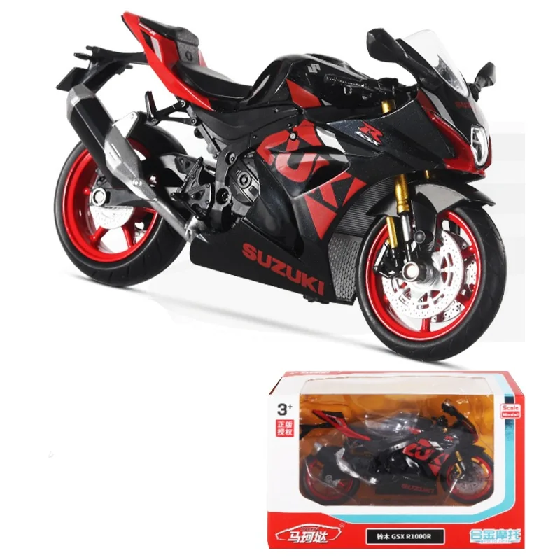1:12 Suzuki GSX-R1000R Alloy Racing Motorcycle Model Diecast