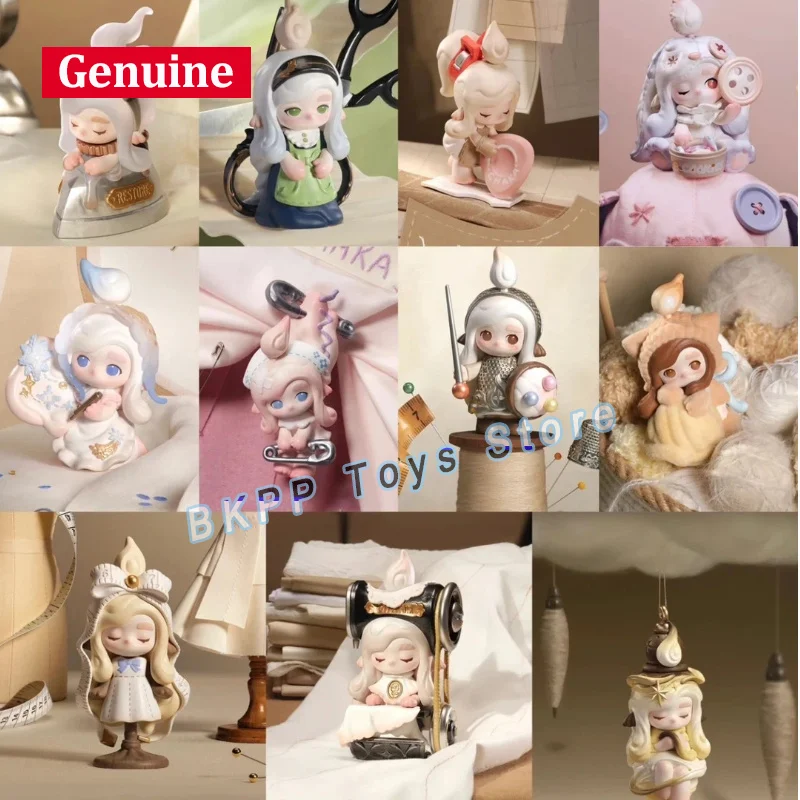 POPMARTCHAKA Needle Line Series Mystery Blind Box Handmade Toy Desktop Ornament for Women Birthday Collection Gift