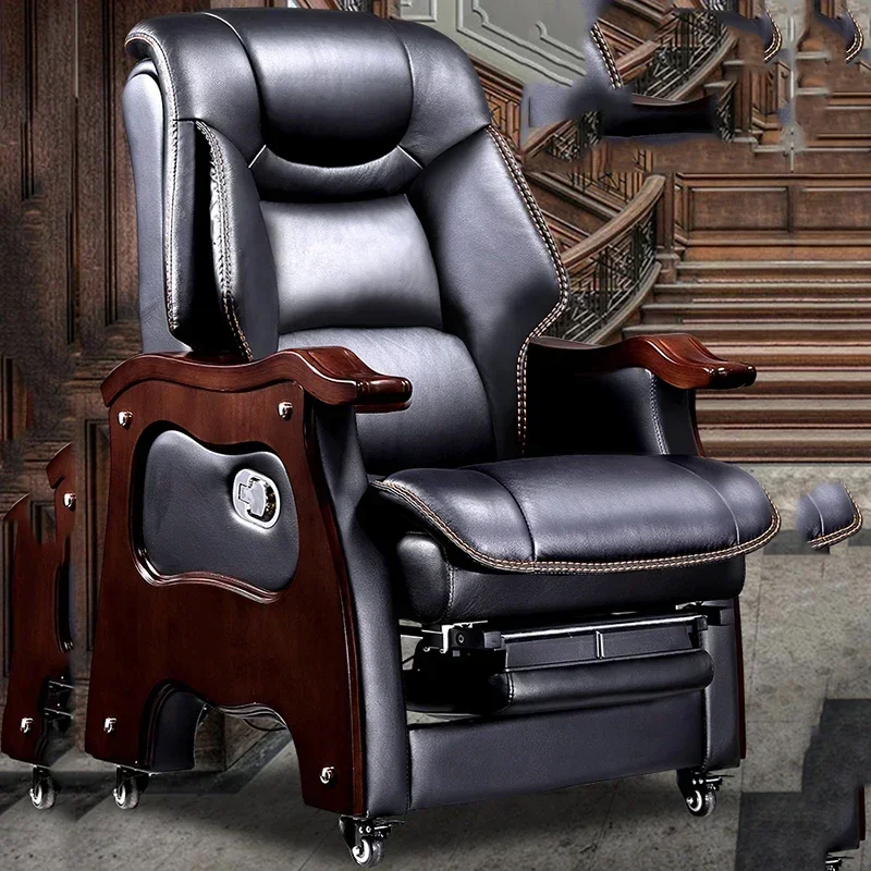 

Ergonomic Office Chair Recliner Black Reclining School Boss Luxury Chiair Meeting Massage Mobile Silla Ergonomica Furniture