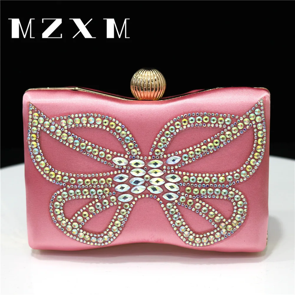 Embellished Rhinestone Evening Bags Crown-Shaped Crystal Clutch Purse Luxury Elegant Banquet Dress Handbag for Women