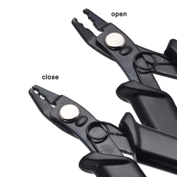 Steel Jewelry Jeweler Tools Crimper Pliers for Crimp Beads DIY Jewelry Beading Bead Crimper Pliers Tools with Grip