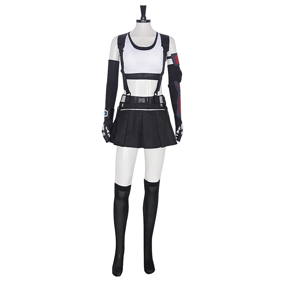 Tifa Lockhart Cosplay Costume Halloween Party Outfits for Men